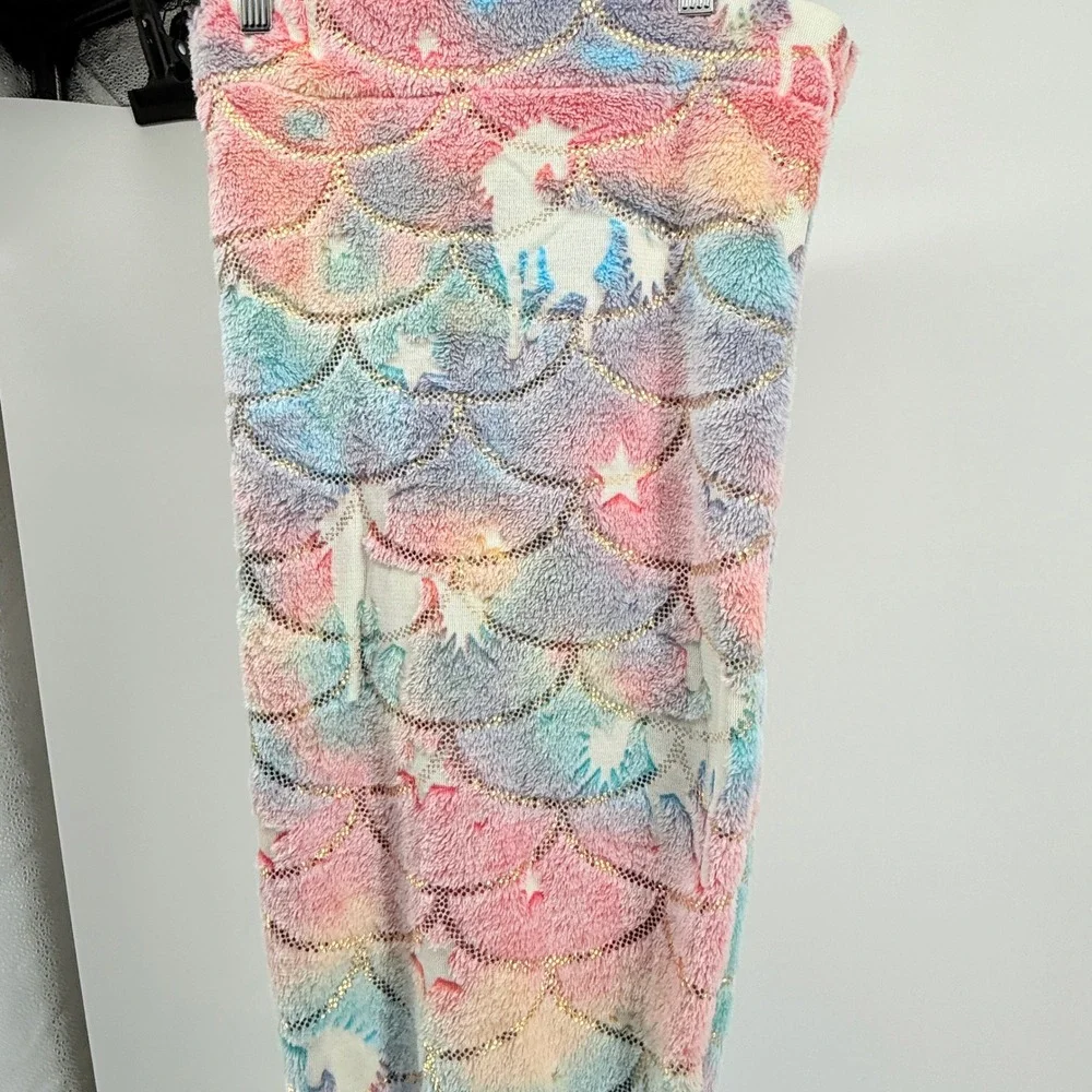 Mermaid Tail Blanket‎ Unicorn Pastel Plush Cozy Blanket